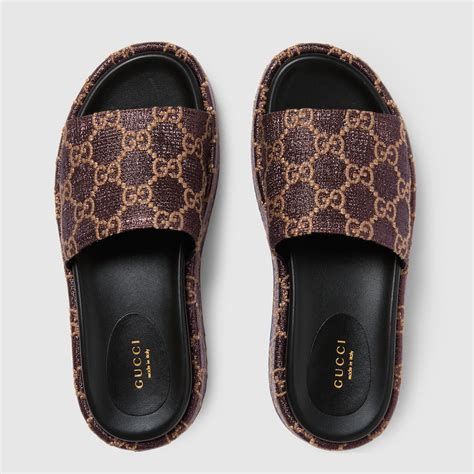 womens gucci slip on|gucci slides sale women's.